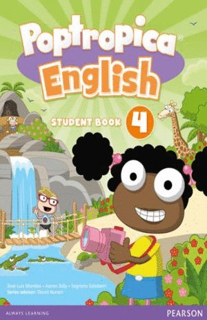 POPTROPICA ENGLISH AMERICAN 4 STUDENT BOOK + PEP ACCESS CARD PACK