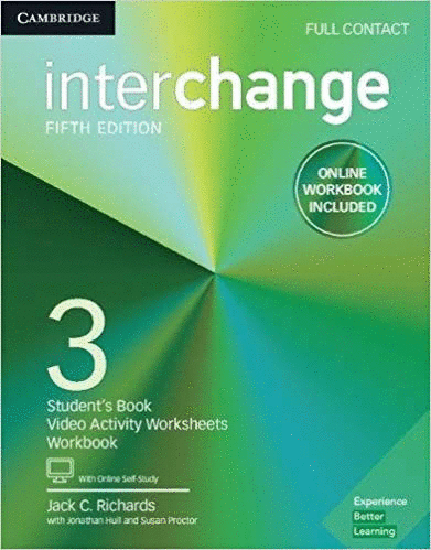 INTERCHANGE FULL CONTACT 3 STUDENTS BOOK WITH ONLINE SELF-STUDY AND ONLINE WORKBOOK