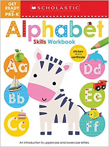 GET READY FOR PRE K ALPHABET SKILLS WORKBOOK