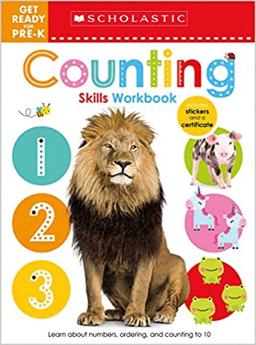 GET READY FOR PRE K COUTING SKILLS WORKBOOK