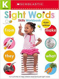 PRE K SKILLS WORKBOOK SIGHT WORDS