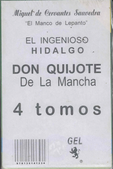 INGENIOSO HIDALGO DON QUIJOTE DE LA MANCHA (4 TOMOS)