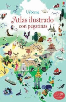 ATLAS ILUSTRADO CON PEGATINAS