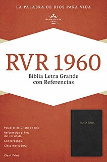 BIBLIA REINA VELERA 1960 LETRA SUPER GIGANTE CON REFERENCIAS (IMITACION PIEL)