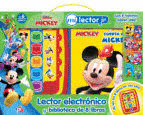 MI LECTOR JR MICKEY LECTOR ELECTRONICO Y BIBLIOTECA DE 8 LIBROS