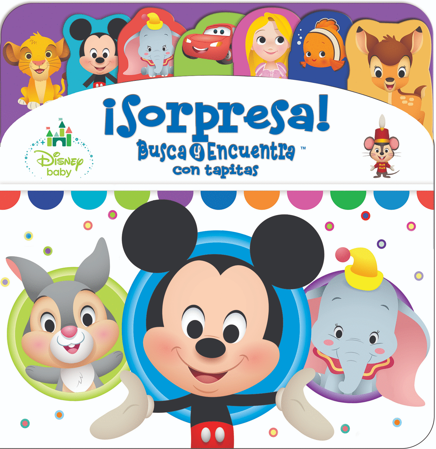 DISNEY BABY SORPRESA BUSCA Y ENCUENTRA CON TAPITAS