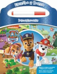 PAW PATROL ESCRIBE Y BORRAR