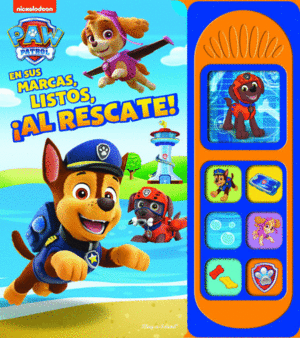 PAW PATROL EN SUS MARCAS LISTOS AL RESCATE (PASTA DURA)