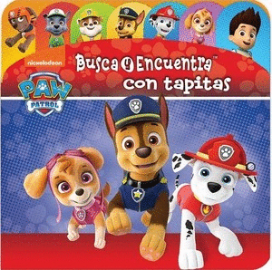 PAW PATROL BUSCA Y ENCUENTRA CON TAPITAS (PASTA DURA)