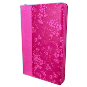 BIBLIA REINA VALERA 1960 SIMIL PIEL FUCSIA LETRA GRANDE TAMAO MANUAL