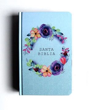 BIBLIA REINA VALERA NOMBRES DE DIOS FLORES AZUL