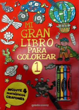MI GRAN LIBRO PARA COLOREAR  ROJO