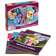MY LITTLE PONY LOS COLORES DE LA AMISTAD (PACK 4 LIBROS)