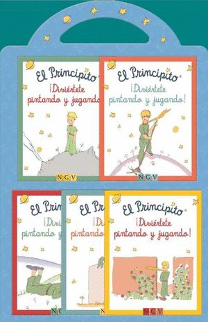 PRINCIPITO EL   DIVIERTE PINTANDO Y JUGANDO INCLUYE 5 LIBROS