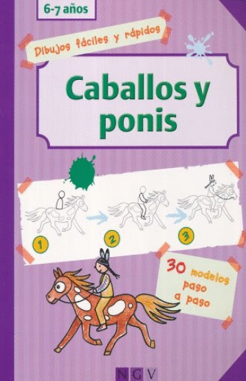 CABALLOS Y PONIS DIBUJOS FACILES Y RAPIDOS