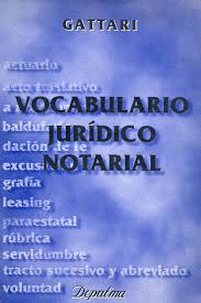 VOCABULARIO JURIDICO NOTARIAL