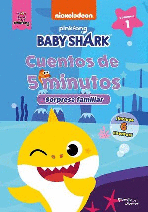 BABY SHARK CUENTOS DE 5 MINUTOS SORPRESA FAMILIAR
