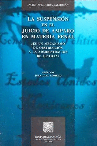 SUSPENSION EN EL JUICIO DE AMPARO EN MATERIA PENAL LA