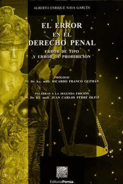 EL ERROR EN EL DERECHO PENAL
