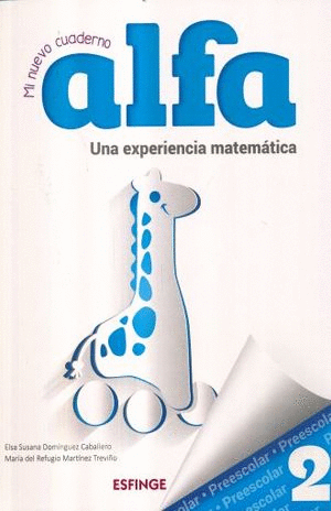 MI NUEVO CUADERNO ALFA MATEMATICA 2 PREESCOLAR