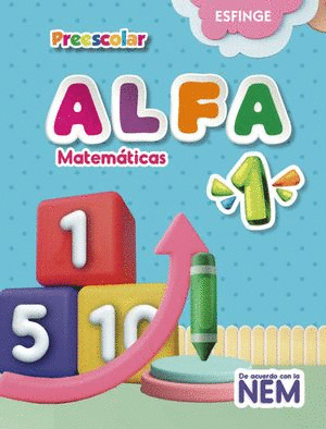 ALFA 1 PREESCOLAR MATEMATICAS