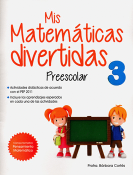 MIS MATEMATICAS DIVERTIDAS 3 PREESCOLAR