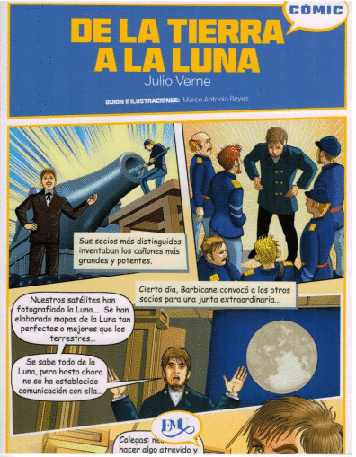 DE LA TIERRA A LA LUNA (COMIC)