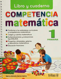 COMPETENCIA MATEMATICA 1 PRIMARIA LIBRO Y CUADERNO