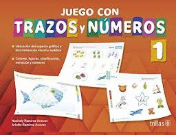 JUEGO CON TRAZOS Y NUMEROS 1 PREESCOLAR