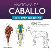 ANATOMIA DEL CABALLO LIBRO PARA COLOREAR
