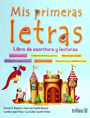 MIS PRIMERAS LETRAS LIBRO DE ESCRITURA Y LETRAS