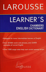 DICCIONARIO INGLES LEARNERS CHAMBERS