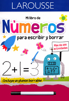 MI LIBRO DE NUMEROS PARA ESCRIBIR Y BORRAR