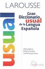 GRAN DICCIONARIO USUAL DE LA LENGUA ESPAÑOLA