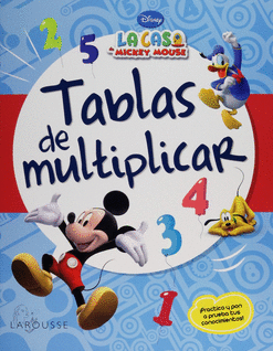 TABLAS DE MULTIPLICAR LA CASA DE MICKEY MOUSE