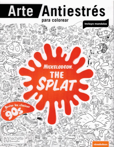 NICKELODEON THE SPLAT ARTE ANTIESTRES PARA COLOREAR