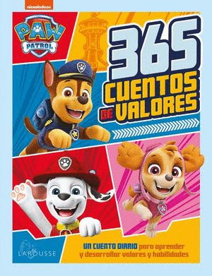 PAW PATROL 365 CUENTOS DE VALORES  (PASTA DURA)