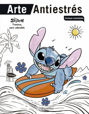 ARTE ANTIESTRES STITCH TRAVIESO PERO ADORABLE