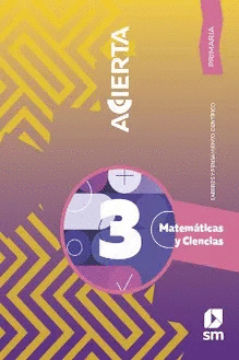 MATEMATICAS Y CIENCIAS SABERES 3 ACIERTA PRIMARIA