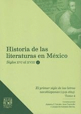 HISTORIA DE LAS LITERATURAS EN MEXICO