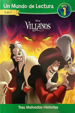 DISNEY VILLANOS TRES MALVADAS HISTORIAS