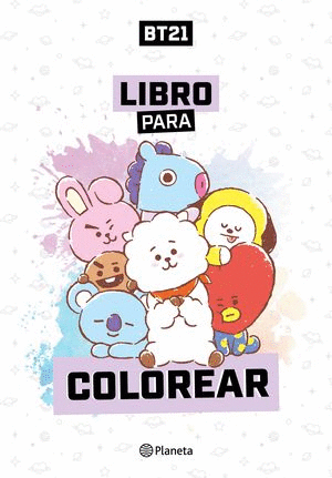 BT21 LIBRO PARA COLOREAR