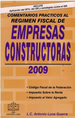 EMPRESAS CONSTRUCTORAS 2009