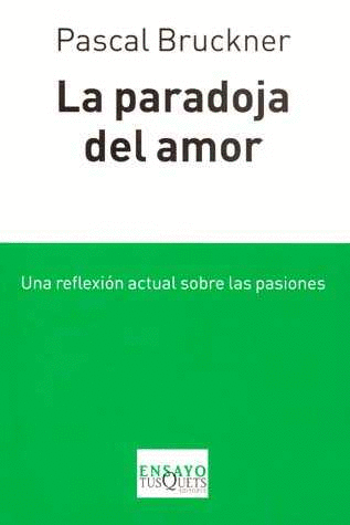 PARADOJA DEL AMOR LA