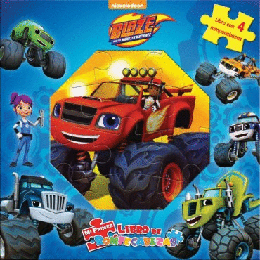 BLAZE AND THE MONSTER MACHINES MI PRIMER LIBRO DE ROMPECABEZAS