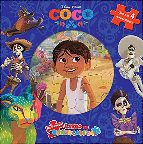 DISNEY COCO MI PRIMER LIBRO DE ROMPEZCABEZAS