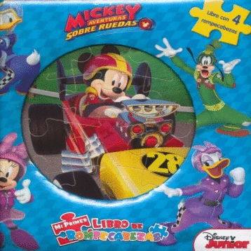 MI PRIMER LIBRO DE ROMPECABEZAS MICKEY AVENTURAS SOBRE RUEDAS