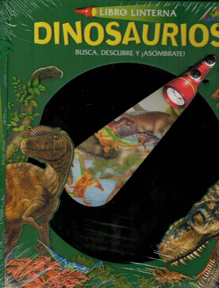 LIBRO LINTERNA DINOSAURIOS (PASTA DURA)