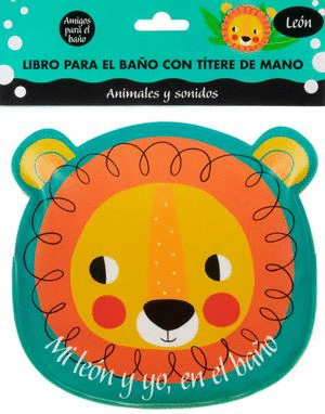 LEON / LIBRO PARA EL BAO CON TITERE DE MANO