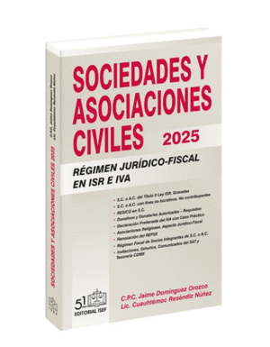 SOCIEDADES Y ASOCIACIONES CIVILES 2025